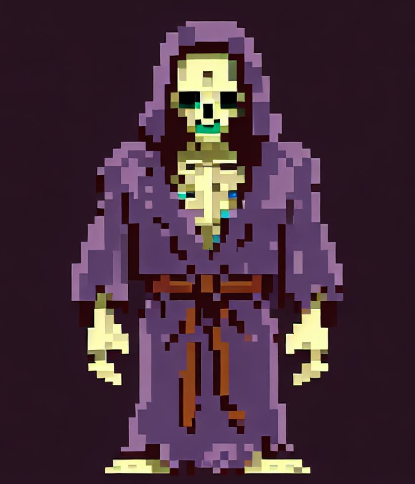 Pixel-Skeletor